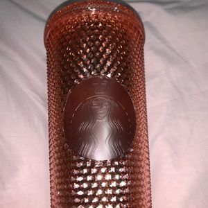 Rose gold Starbucks tumbler
